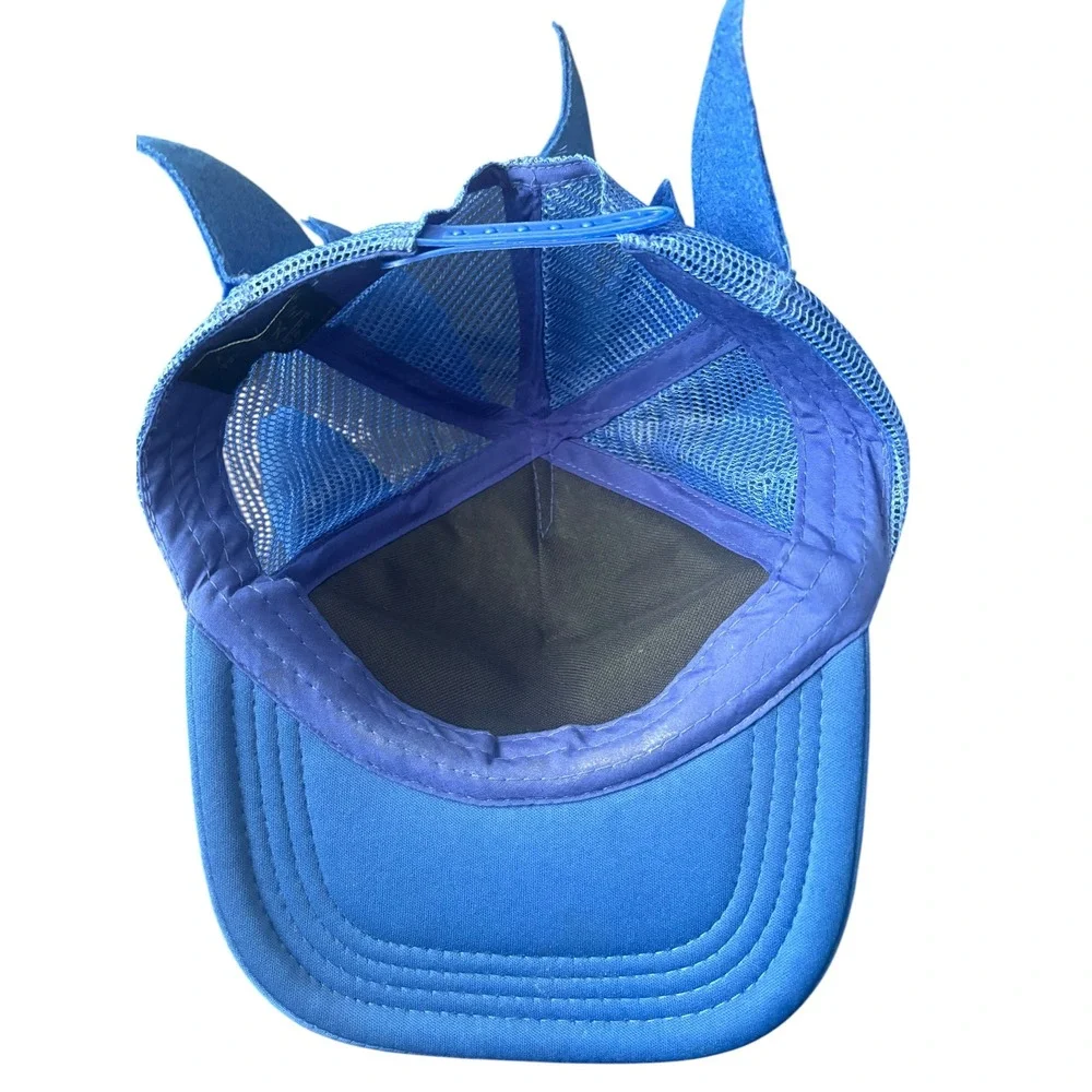 Sonic the Hedgehog 3D Snapback Hat Blue Mesh Trucker Cap Adjustable Kids Cosplay